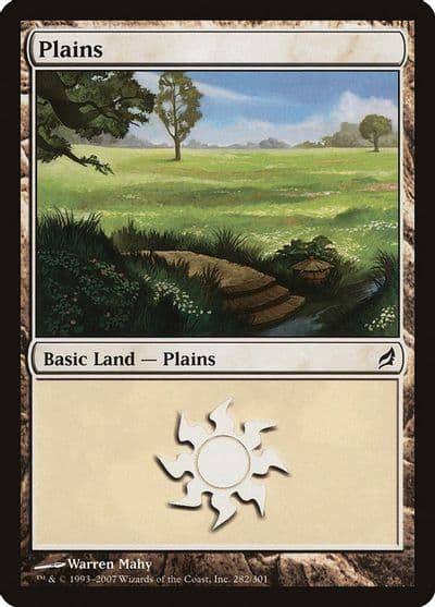 Plains 282 Lorwyn Magic card