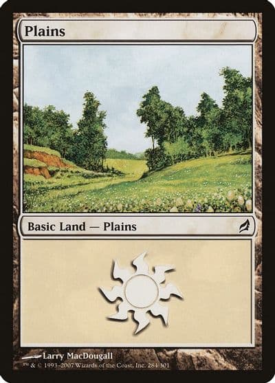 Plains 284 Lorwyn Magic card