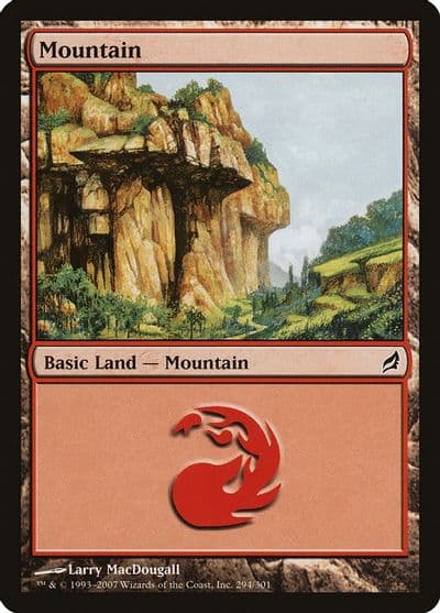 Mountain 294 Lorwyn Magic card