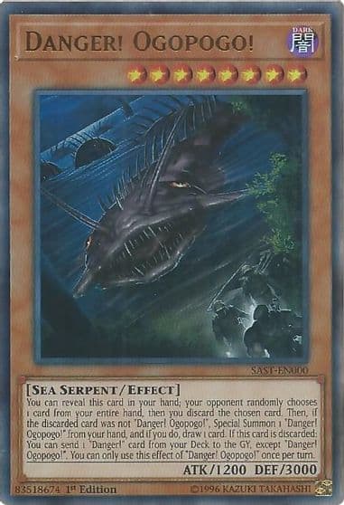 Danger Ogopogo Savage Strike Yu-Gi-Oh! card