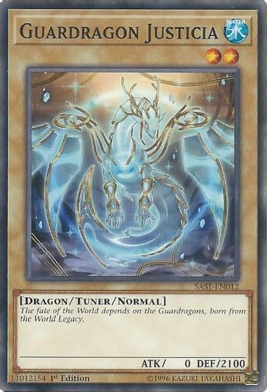 Guardragon Justicia Savage Strike Yu-Gi-Oh! card