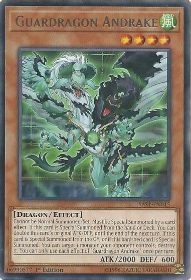 Guardragon Andrake Savage Strike Yu-Gi-Oh! card