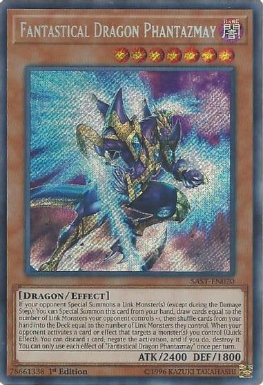 Fantastical Dragon Phantazmay Savage Strike Yu-Gi-Oh! card