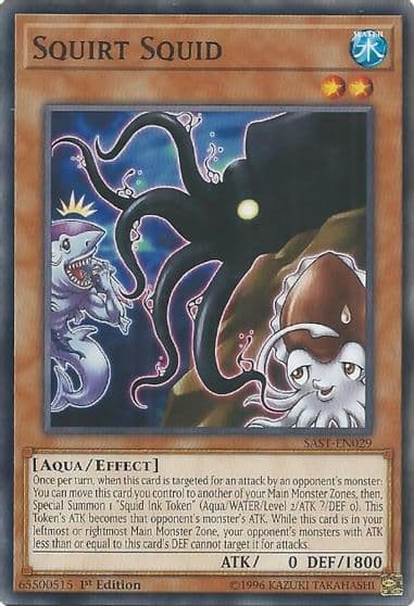 Squirt Squid Savage Strike Yu-Gi-Oh! card