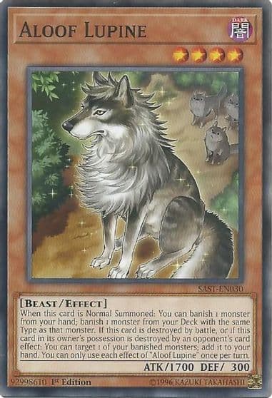 Aloof Lupine Savage Strike Yu-Gi-Oh! card