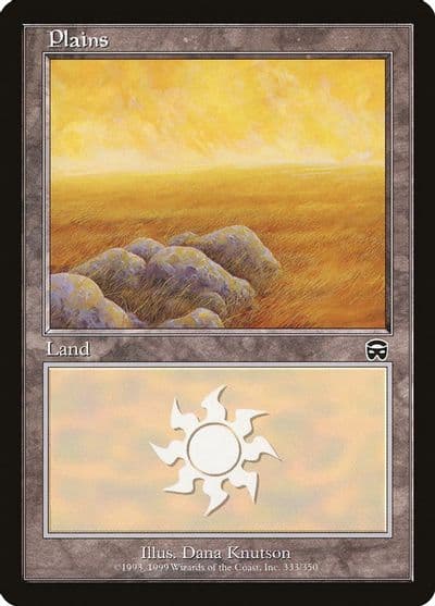 Plains 333 Mercadian Masques Magic card