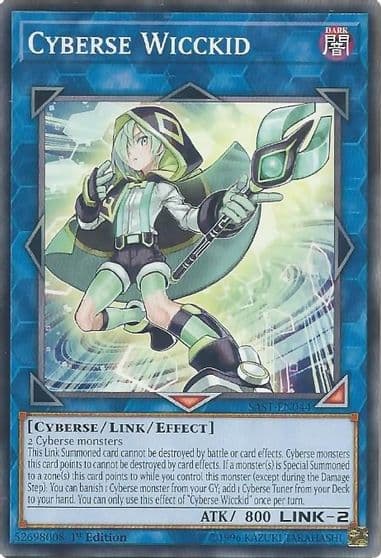Cyberse Wicckid Savage Strike Yu-Gi-Oh! card
