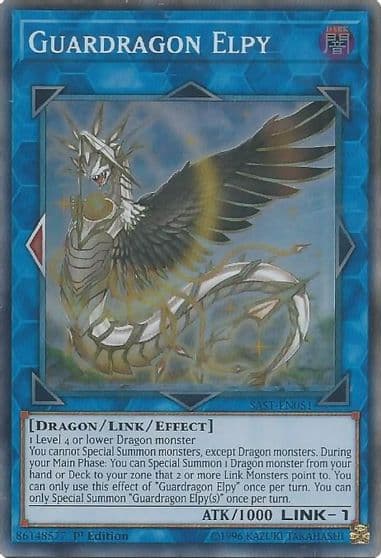 Guardragon Elpy Savage Strike Yu-Gi-Oh! card