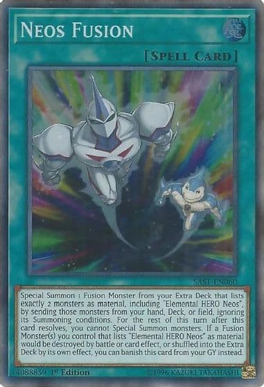 Neos Fusion Savage Strike Yu-Gi-Oh! card