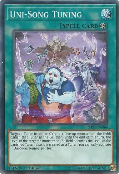 Uni Song Tuning Savage Strike Yu-Gi-Oh! card
