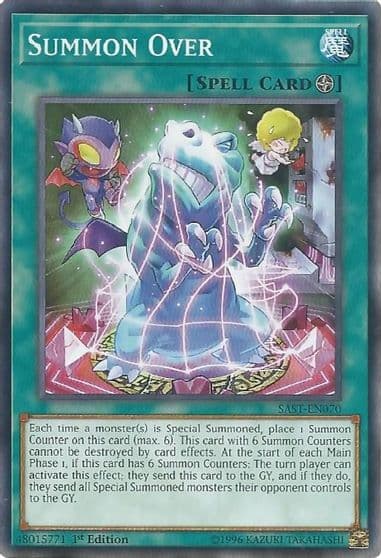 Summon Over Savage Strike Yu-Gi-Oh! card