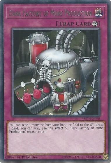 Dark Factory of More Production Savage Strike Yu-Gi-Oh! card