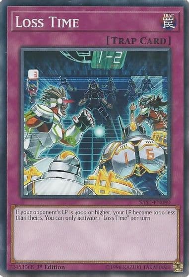 Loss Time Savage Strike Yu-Gi-Oh! card