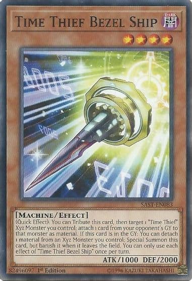 Time Thief Bezel Ship Savage Strike Yu-Gi-Oh! card