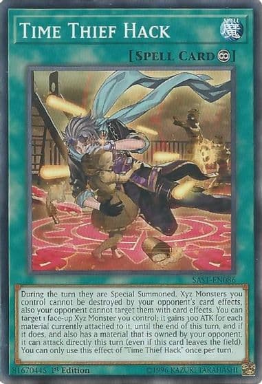 Time Thief Hack Savage Strike Yu-Gi-Oh! card