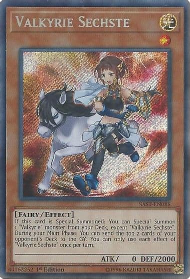 Valkyrie Sechste Savage Strike Yu-Gi-Oh! card