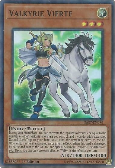 Valkyrie Vierte Savage Strike Yu-Gi-Oh! card