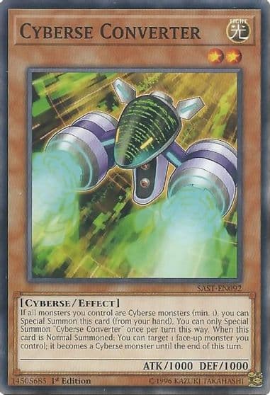 Cyberse Converter Savage Strike Yu-Gi-Oh! card