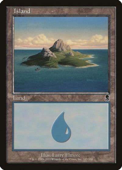 Island 337 Odyssey Magic card