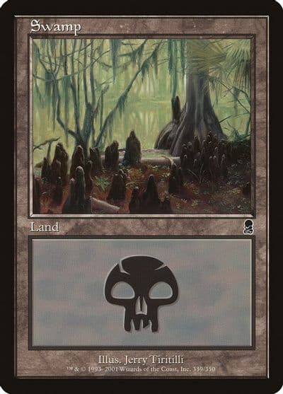 Swamp 339 Odyssey Magic card
