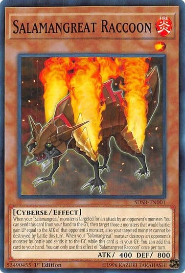 Salamangreat Raccoon Structure Deck: Soulburner Yu-Gi-Oh! card