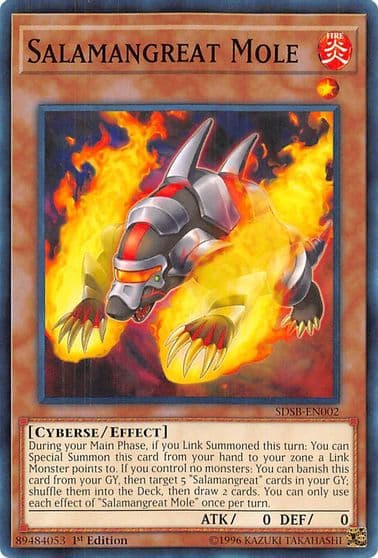 Salamangreat Mole Structure Deck: Soulburner Yu-Gi-Oh! card
