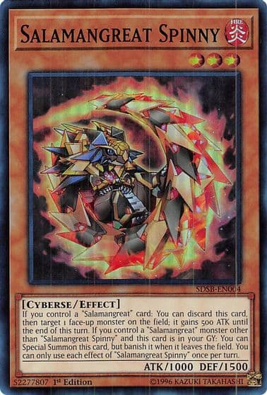 Salamangreat Spinny Structure Deck: Soulburner Yu-Gi-Oh! card