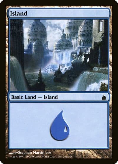 Island 291 Ravnica: City of Guilds Magic card