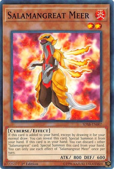 Salamangreat Meer Structure Deck: Soulburner Yu-Gi-Oh! card