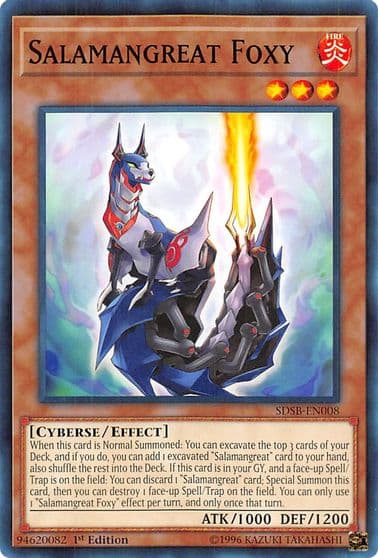 Salamangreat Foxy Structure Deck: Soulburner Yu-Gi-Oh! card