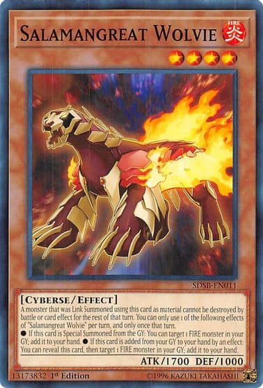 Salamangreat Wolvie Structure Deck: Soulburner Yu-Gi-Oh! card