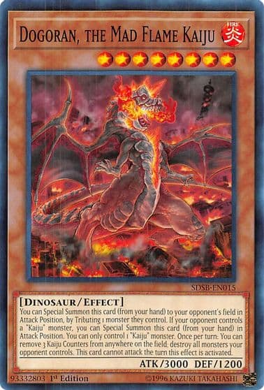 Dogoran the Mad Flame Kaiju Structure Deck: Soulburner Yu-Gi-Oh! card