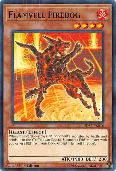 Flamvell Firedog Structure Deck: Soulburner Yu-Gi-Oh! card