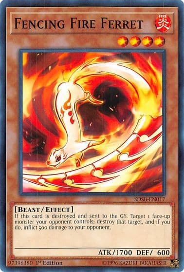 Fencing Fire Ferret Structure Deck: Soulburner Yu-Gi-Oh! card