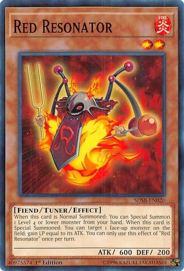 Red Resonator Structure Deck: Soulburner Yu-Gi-Oh! card