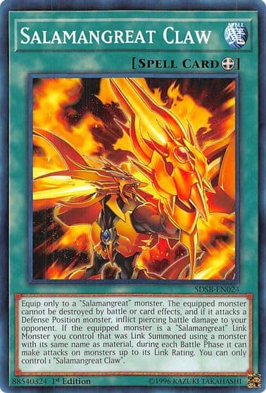 Salamangreat Claw Structure Deck: Soulburner Yu-Gi-Oh! card
