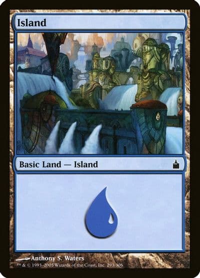Island 293 Ravnica: City of Guilds Magic card