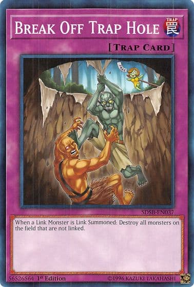 Break Off Trap Hole Structure Deck: Soulburner Yu-Gi-Oh! card
