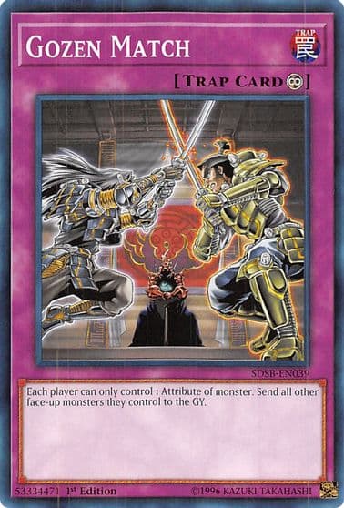 Gozen Match Structure Deck: Soulburner Yu-Gi-Oh! card
