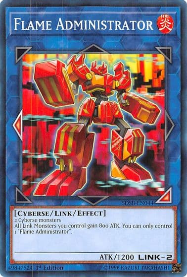Flame Administrator Structure Deck: Soulburner Yu-Gi-Oh! card