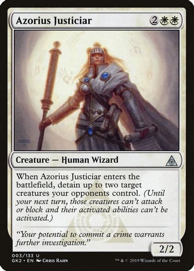 Azorius Justiciar Ravnica Allegiance: Guild Kits Magic card