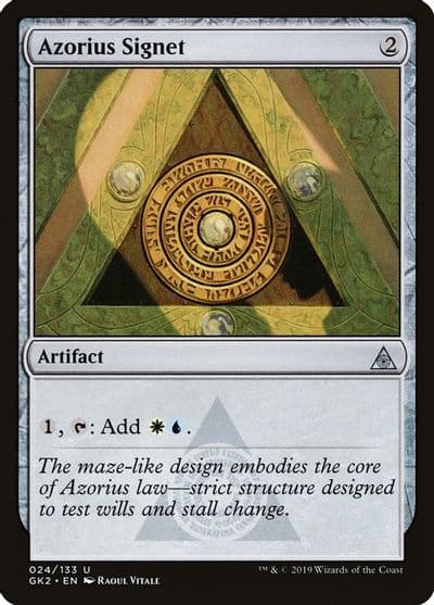 Azorius Signet Ravnica Allegiance: Guild Kits Magic card