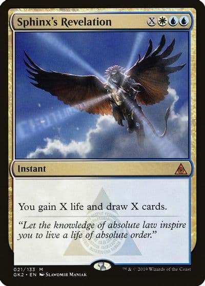 Sphinxs Revelation Ravnica Allegiance: Guild Kits Magic card