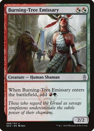 Burning Tree Emissary Ravnica Allegiance: Guild Kits Magic card