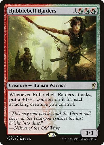 Rubblebelt Raiders Ravnica Allegiance: Guild Kits Magic card
