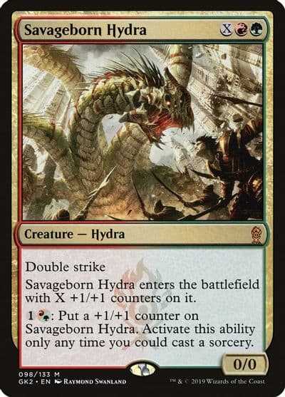 Savageborn Hydra Ravnica Allegiance: Guild Kits Magic card