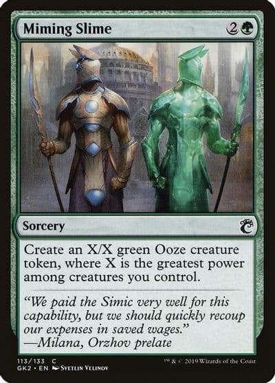 Miming Slime Ravnica Allegiance: Guild Kits Magic card