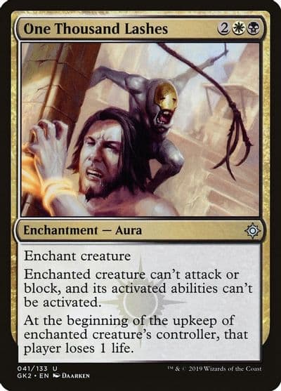 One Thousand Lashes Ravnica Allegiance: Guild Kits Magic card