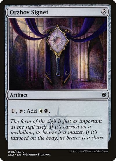 Orzhov Signet Ravnica Allegiance: Guild Kits Magic card