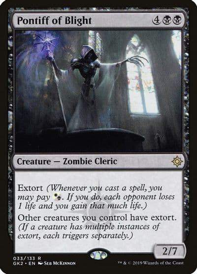 Pontiff of Blight Ravnica Allegiance: Guild Kits Magic card